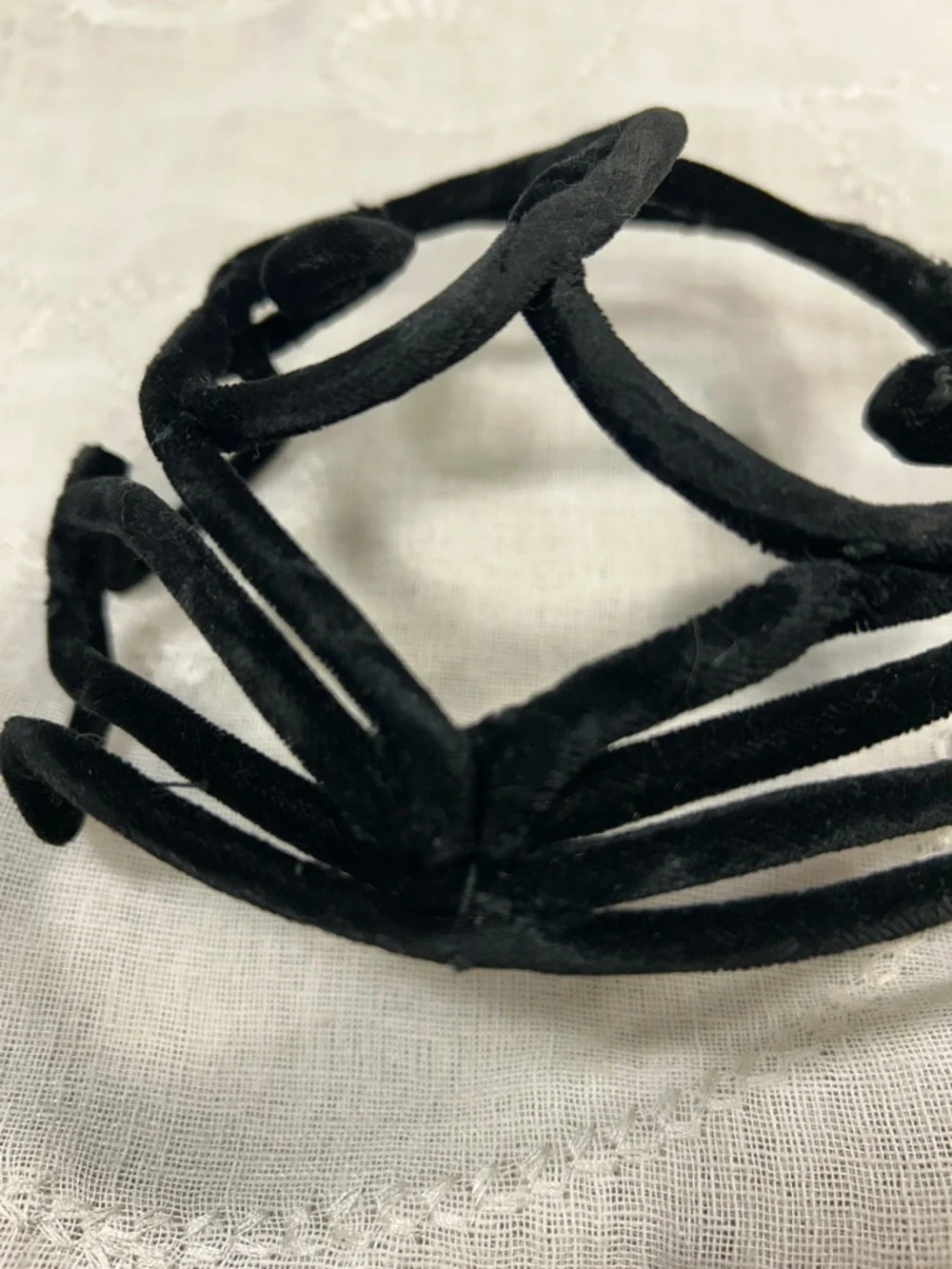 Vintage cage headpiece halo piece - Picture 6 of 6